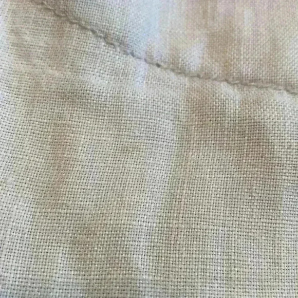 Sanctuary 100% Linen Cream Colored Cropped Pants in Size 25, US Size 2. - Picture 12 of 12